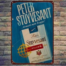Blechschild peter stuyvesant - blechschild,