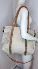 NOOSA Amsterdam Tasche Leder beige/grau/braun, NP 279,00€ wie NEU!