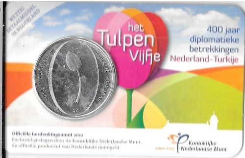 Coincard tulpen vijfje - coincard, "tulpen
