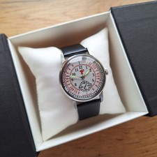 Herrenarmbanduhr,Seltene Pobeda-Uhr mit Herzfrequenzmesser, UdSSR Uhr