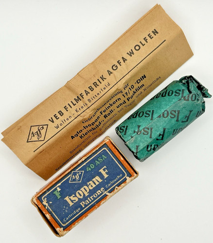 Vintage isopan agfa - vintage,