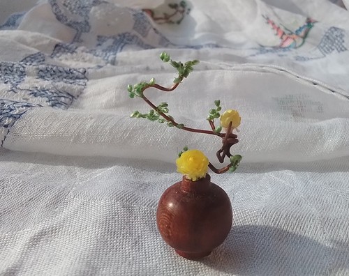 Miniatur ikebana gedrechselte - miniatur,