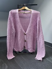 Esprit Strickjacke Damen Cardigan Knopfleiste Xl Mauve 42 44 Strick
