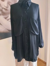 °°!! TOP tolle aktuelle Long Bluse DOROTHEE SCHUMACHER TOP Schwarz 4=38/40 °!!°°