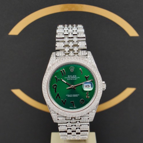 Rolex datejust iced out - out,
