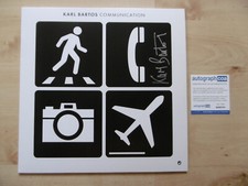 Karl Bartos Kraftwerk Original Autogramm signed LP-Cover Communicatio Vinyl ACOA