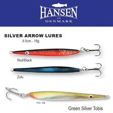 3 Stück Meerforellenblinker Hansen SILVER ARROW 18g und 24g