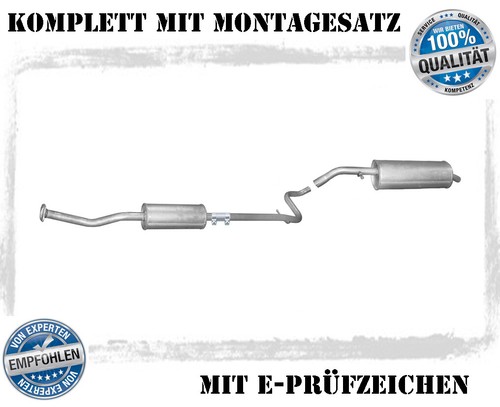 Auspuffanlage citroen 4 - c2, 1.4