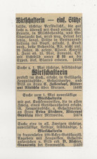 50/510 ANZEIGE AUS EINER ZEITUNG WERBUNG um 1935 STELLENMARKT RITTERGUT WURZEN