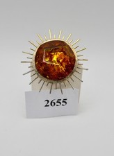 Vintage Sonnen-Brosche 835