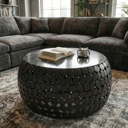 Couchtisch rund 65cm sofatisch - rund,
