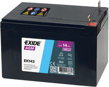 Starter battery exide - battery, ek143