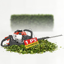 Benzin Heckenschere 75 cm 1 PS 0,75kW 5,4kg Garten Strauch Hecken Trimmer Schere
