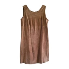 Etuikleid Damen Wildleder