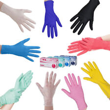 Einweg Handschuh Vinyl Latex Nitril Einmal Haushaltshandschuhe Puderfrei S - XL