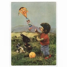 Ansichtskarte Postkarte AK / Mecki Igel DDR / Mecki lässt Drachen steigen, 1960