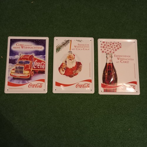 Coca cola blechschilder - blechschilder,