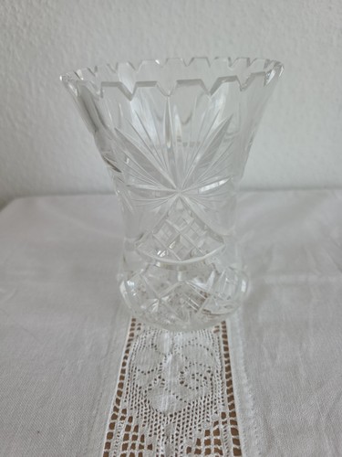 Kristallvase vintage 5cm - kristallvase, 16