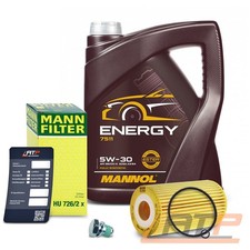 MANN ÖLFILTER + 5l 5W-30 FÜR