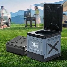 Faltbare Eimertoilette