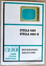 FERNSEHER RFT Stella 1001 und
