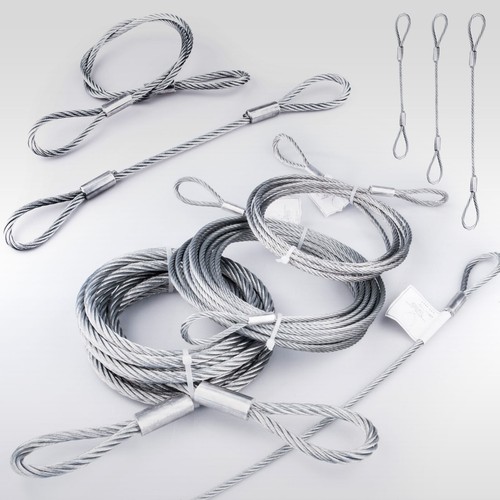8mm stahlseil mit öse - 8mm,