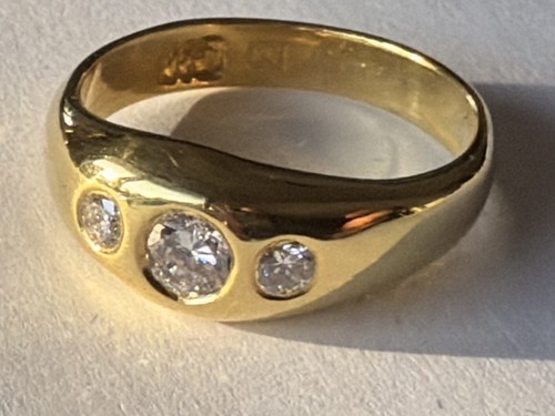 900er karat gelbgoldring - 900er, 22
