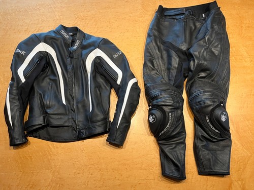 Damen ixs lederkombi schwarz - damen,