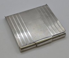 Norwegisches Jugendstil Zigarettenetui von Jacob Tostrup 830er Silber 88 gr.