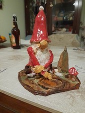 Weihnachtsdeko " Wichtel II" Keramik , handgefertigt, Unikat 