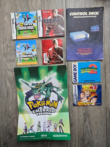 Spieleanleitungen nintendo - nintendo, ds