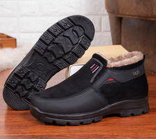 Neu Warme Schuhe Herren Schneestiefel Winter und Herbst Lässige Stiefel Wandern