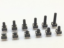 5x Mikrotaster 6x6x 4,3 - 18