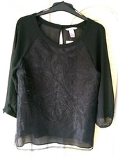 Chiffon Bluse in der Größe