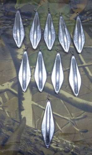 10x strömungsblei 60g - strömungsblei,