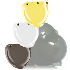 Bandit Helmets Bubble Visier für Jethelm klar gelb getönt mit Druckknöpfen Blase