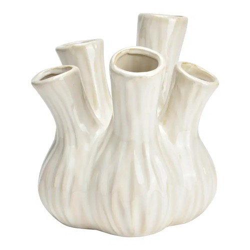 Keramik vase weiß 21 x - keramik,
