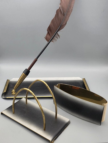Vintage schreibtisch set - vintage,