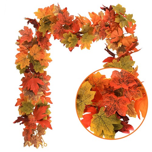 Herbstdeko ahornblatt girlande - ahornblatt,