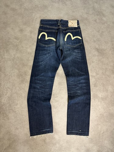 Evisu vintage washed jeans - vintage,