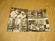 #ME 2159 Ansichtskarte Spreewald Kahn Boot Ausflug Gesellschaft Kahn 