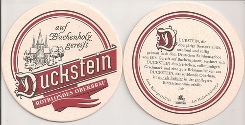 Duckstein bierdeckel - duckstein,
