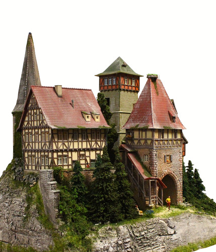Burg diorama burganlage - ,