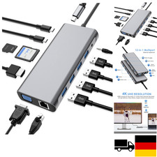 USB C HUB, 12 in 1 Adapter