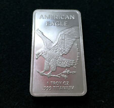 1 OZ TITANBARREN "American Eagle - Walking Liberty" Adler Unze 999 Titan Barren