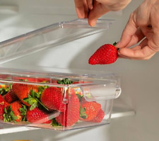 Kühlschrank Organizer Maxi XXL Aufbewahrungsbox mit Deckel Vorratsglas Schublade