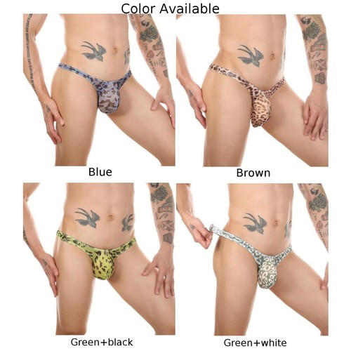Herren sexy slip - herren, leopard