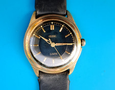 Gune Vintage Armbanduhr Uhr mechanisch Handaufzug 17 Jewels Vergoldet