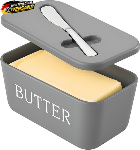 Butterdose mit deckel messer - butterdose,