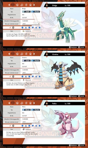 Dialga palkia giratina - palkia,
